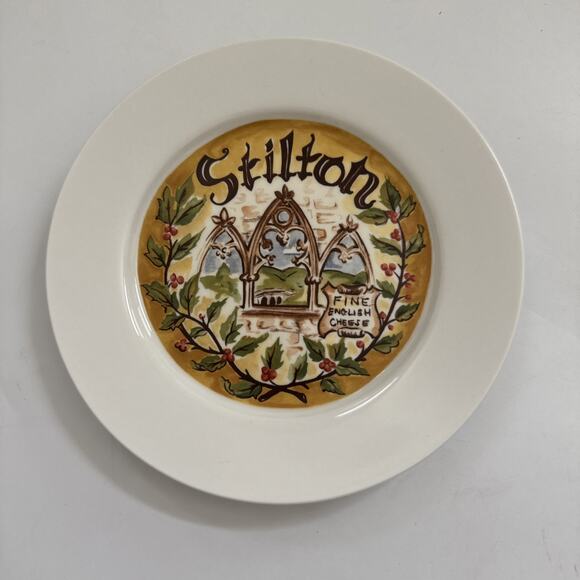 Vintage Cheese Appetizer Plates by Restoration Hardware Set of 4 Charcuterie - Picture 2 of 11